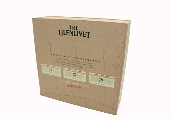 Foil Stamping Embossing Luxury Wine Box Packaging 4C PMS UV Offset Printing