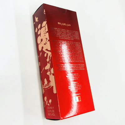 Tuck End Cosmetic Packing Box Folded For Beauty ISO9001 ROHS certificate