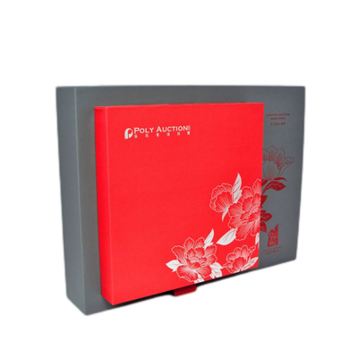 Slide Drawer Paper Packing Box , Custom Cardboard Gift Boxes C1S 1200g greyborad wrap C2S