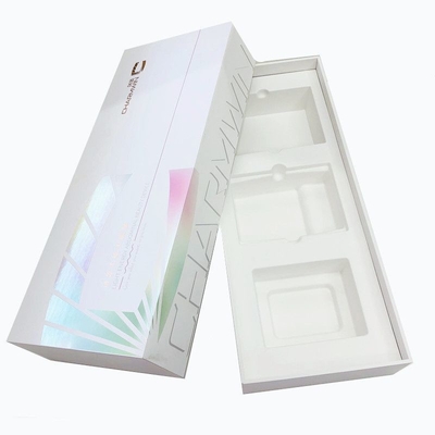Caixa de empacotamento da medicina de papel com o efeito holográfico que grava a bandeja molhada da polpa