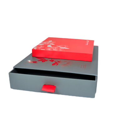 Caixa de embalagem de papel da gaveta da corrediça, envoltório feito sob encomenda C2S do greyborad das caixas de presente de cartão C1S 1200g